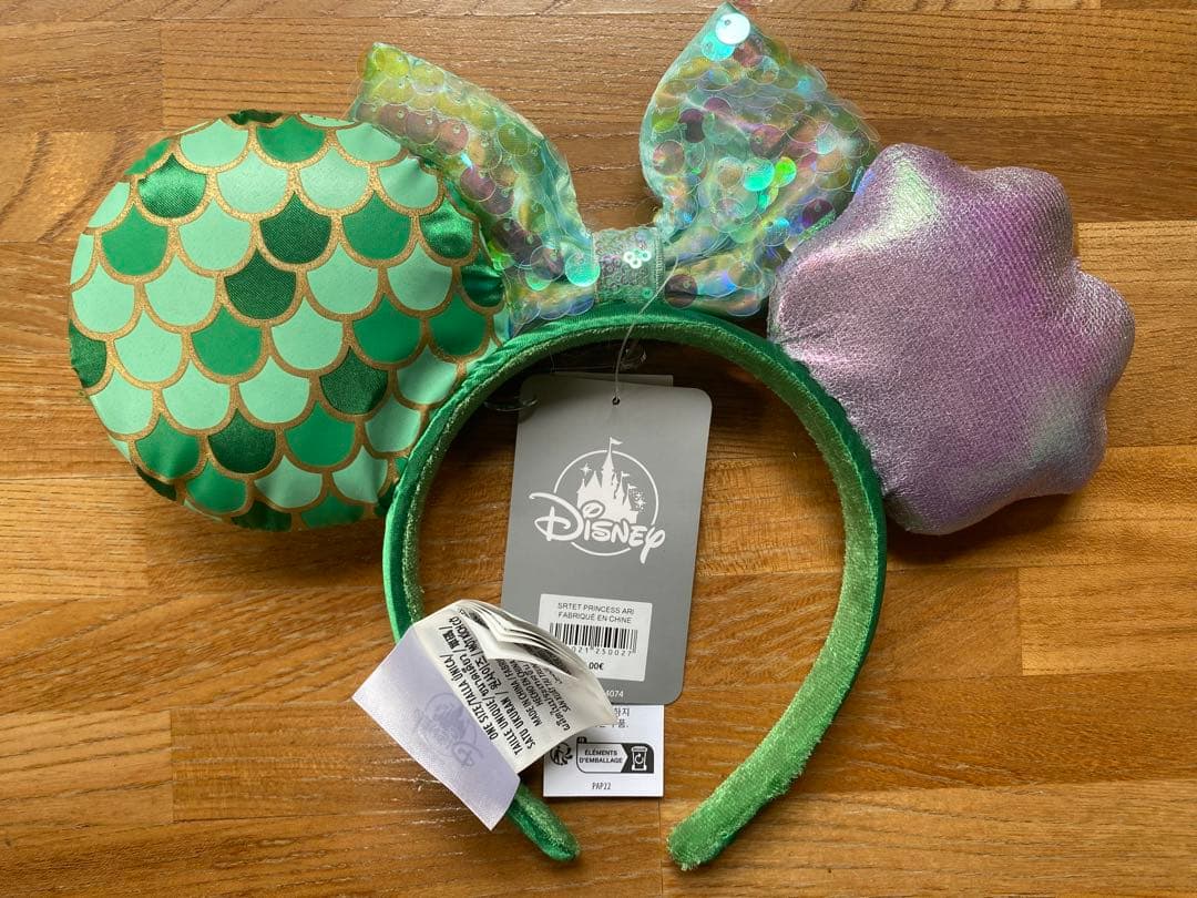 新品未使用 カチューシャMermaid Disneyland Paris