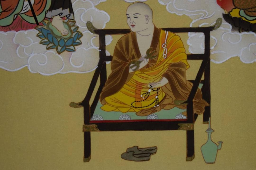 真作/大保祥雲/真言十三佛/美品/桐共箱付/布袋屋掛軸HD-923