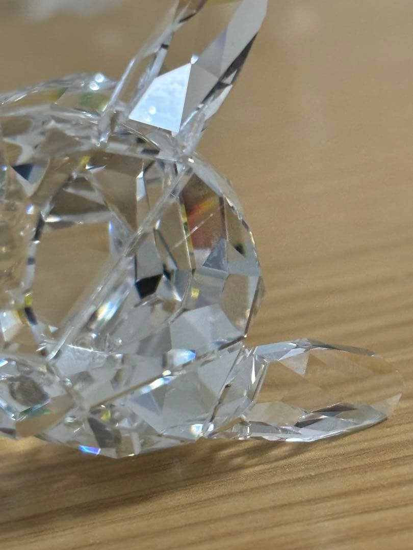 SWAROVSKI スワロフスキー　うさぎとひまわり　置物　オブジェ　インテリア