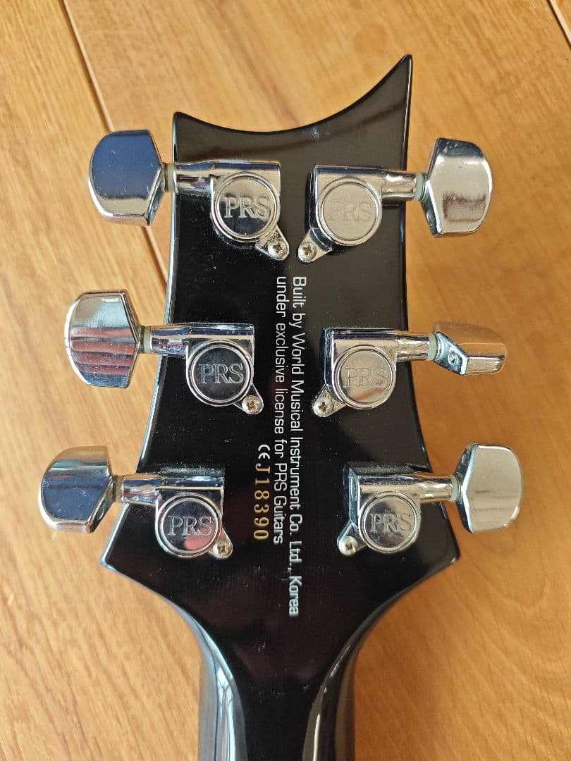 PRS SE Custom 24 グリーン系 フレイムトップ　調整済 ケース付