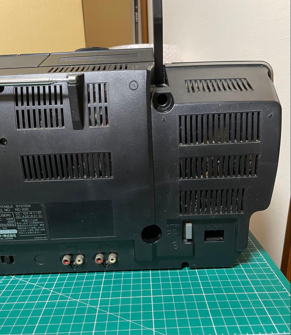 日本ビクター株式会社　RC-X90　CD　カセット　チューナー　ラジカセ　リモ付