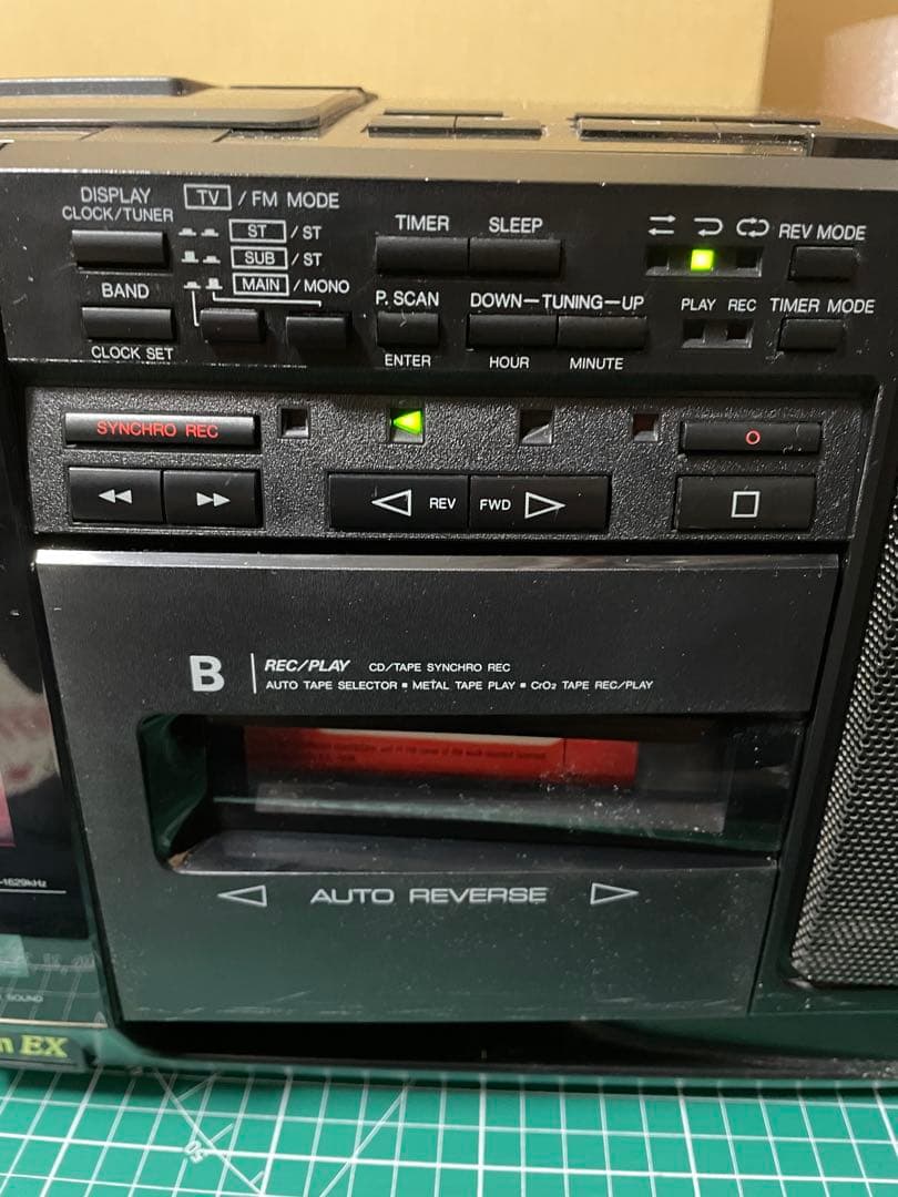 日本ビクター株式会社　RC-X90　CD　カセット　チューナー　ラジカセ　リモ付