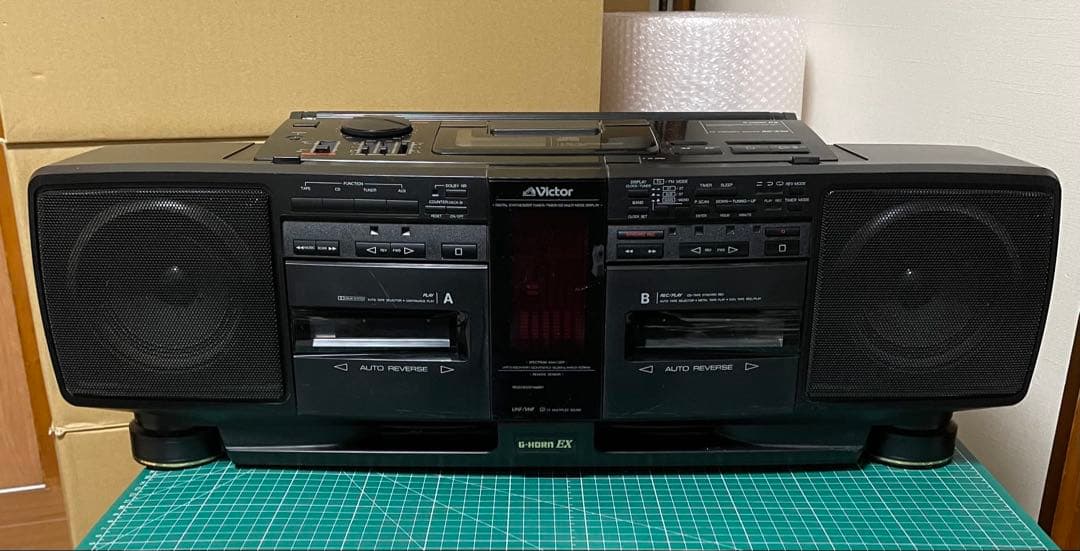 日本ビクター株式会社　RC-X90　CD　カセット　チューナー　ラジカセ　リモ付