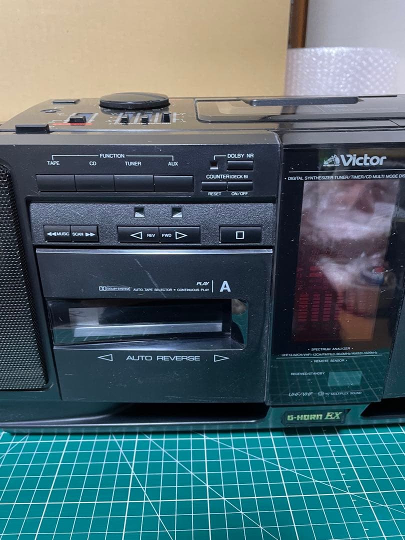 日本ビクター株式会社　RC-X90　CD　カセット　チューナー　ラジカセ　リモ付