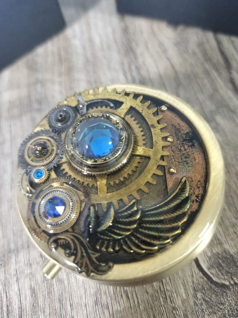 スチームパンク ☆☆個展雑貨 no.23 ブルー