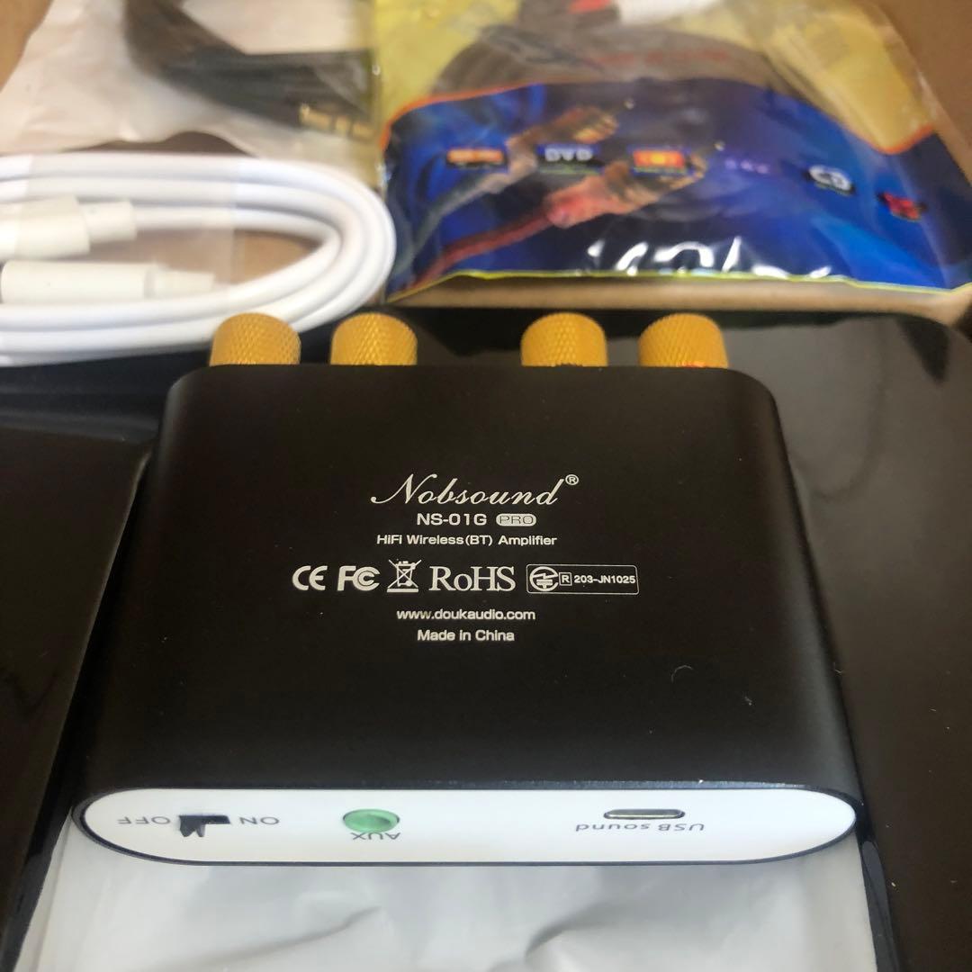 Nobsound NS-01G Pro アンプ＋自作フルレンジスピーカーセット