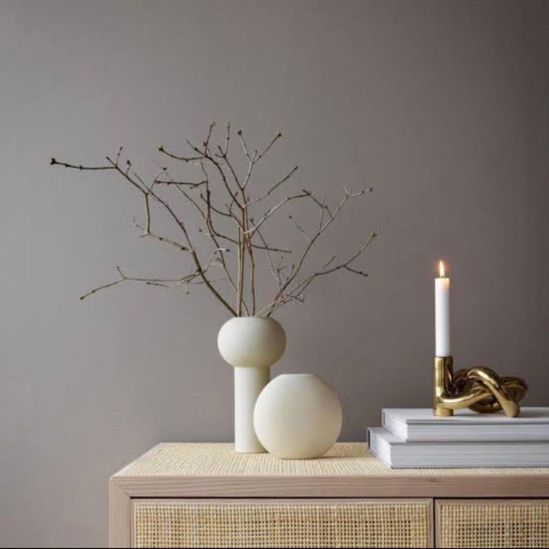 cooee design ボールベース　シェル　20cm 花瓶　フラワーベース