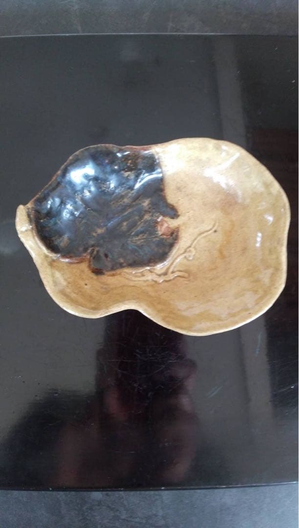 京焼　平向付　瓢箪　アンティーク　古道具　茶道具