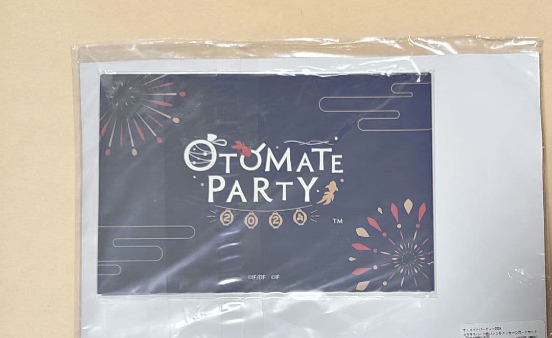 CharadeManiacs オトメイトパーティー 缶バッジ メッセージカード