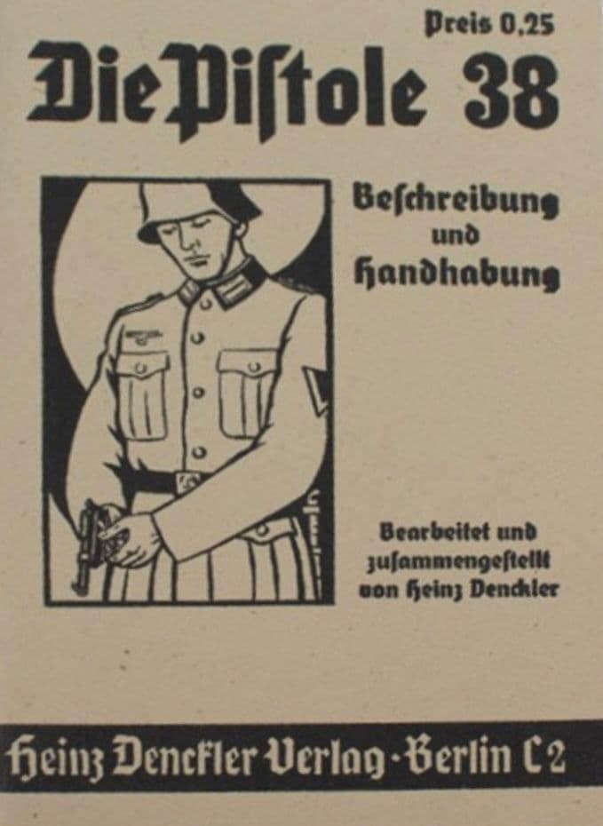 1939~45’s★ ドイツ帝国陸軍 ★ Walther P-38 ★ペンダント