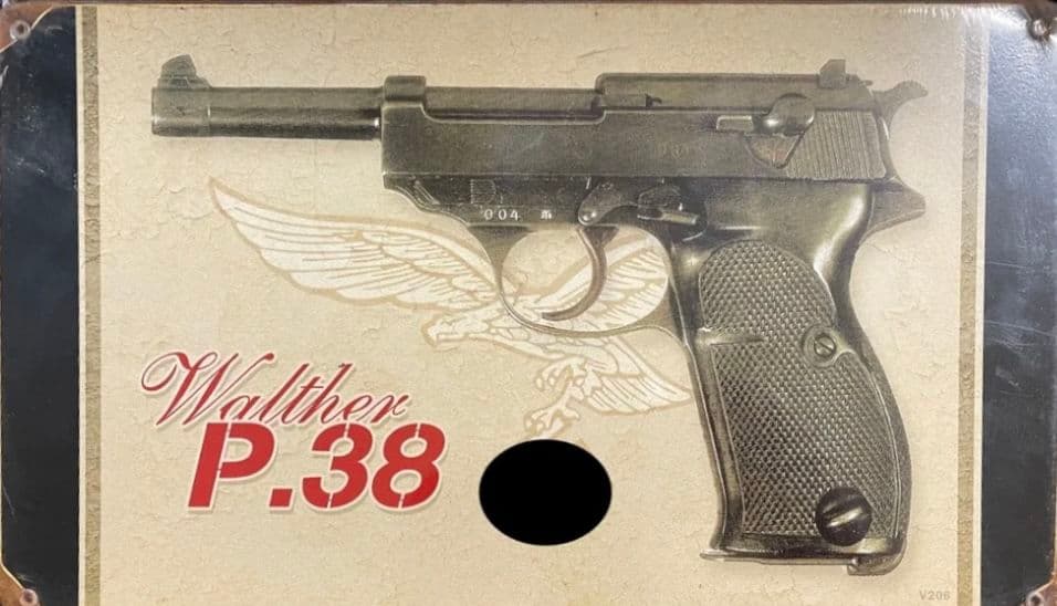 1939~45’s★ ドイツ帝国陸軍 ★ Walther P-38 ★ペンダント
