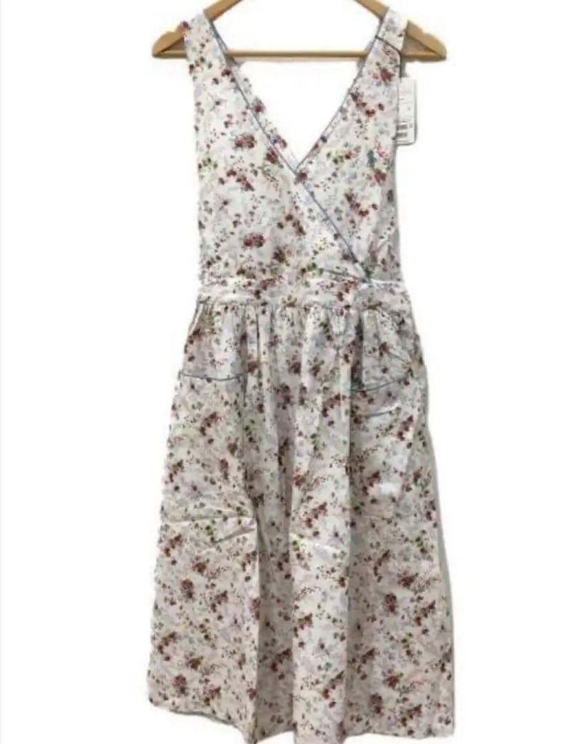 【新品未使用】ラルフローレン　エプロン　花柄フリル　Ralph Lauren