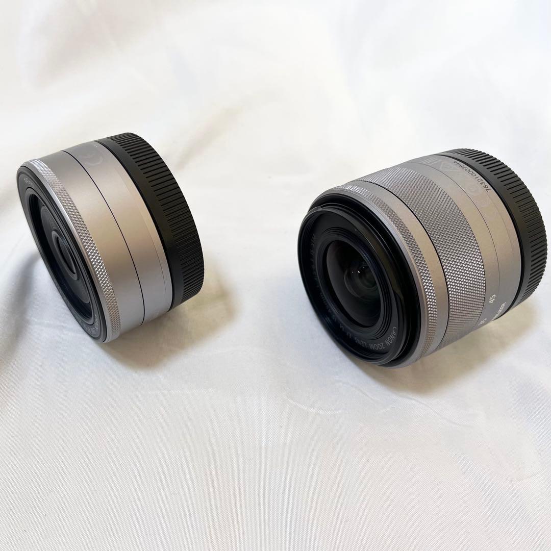 【美品】Canon EOS M100 カメラ ミラーレス ホワイト 一眼レフ