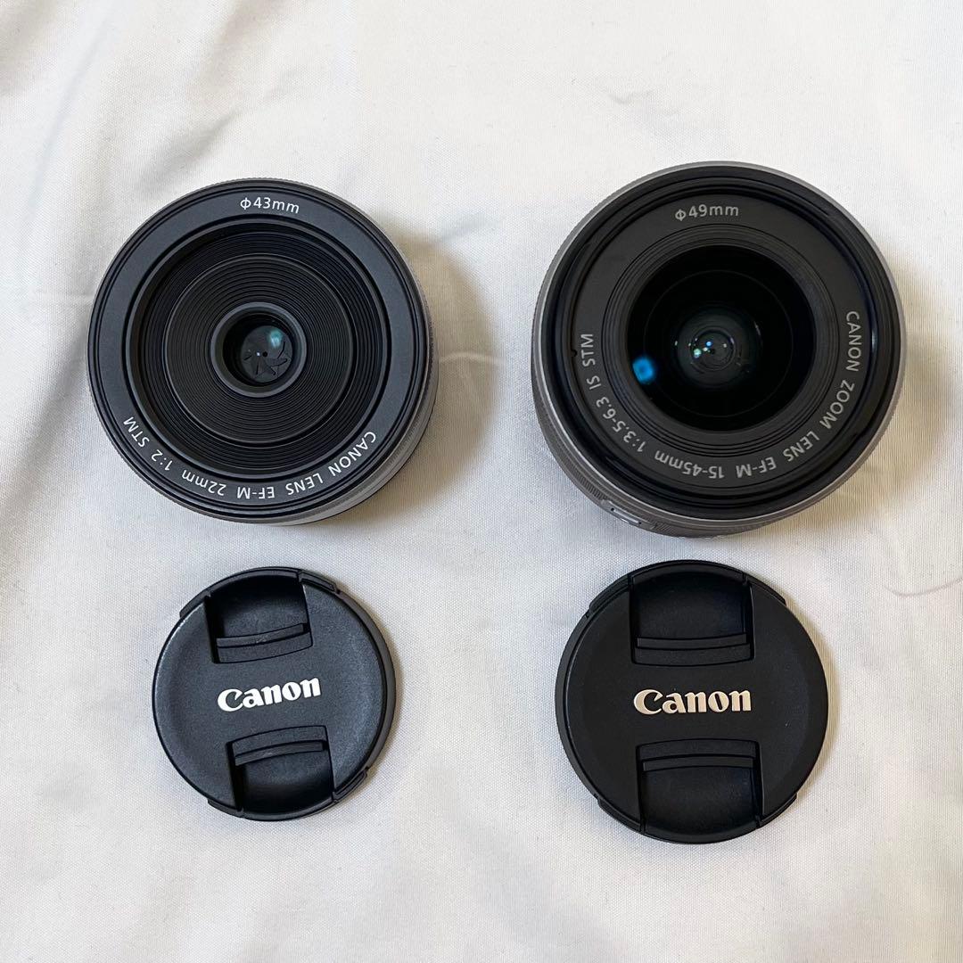 【美品】Canon EOS M100 カメラ ミラーレス ホワイト 一眼レフ