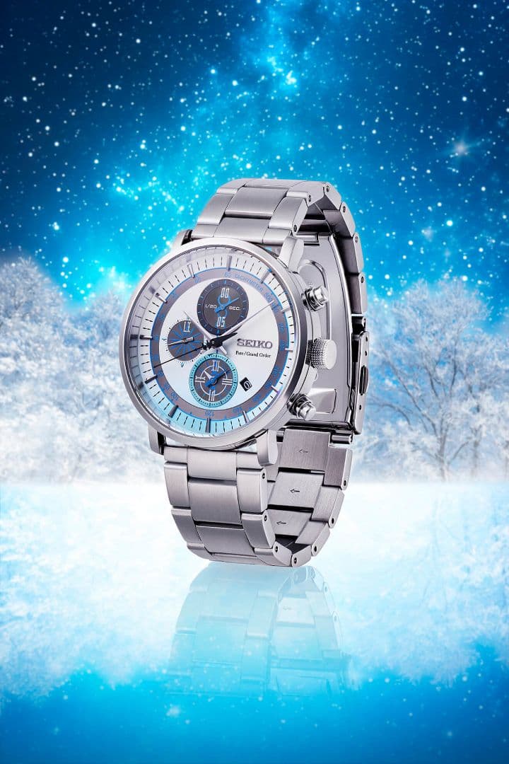 【未開封新品】SEIKO FGOコラボウォッチ　モルガンver　スタンド付き