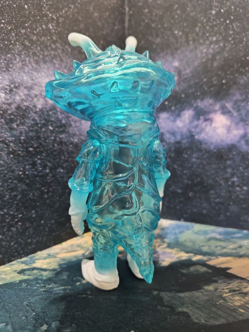 kaijin カネゴン クリアブルー ソフビ ONE UP