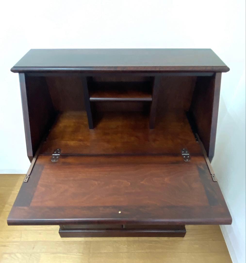 蝦夷民芸 えぞ ライティングデスク ビューロ 学習机 収納 机 デスク