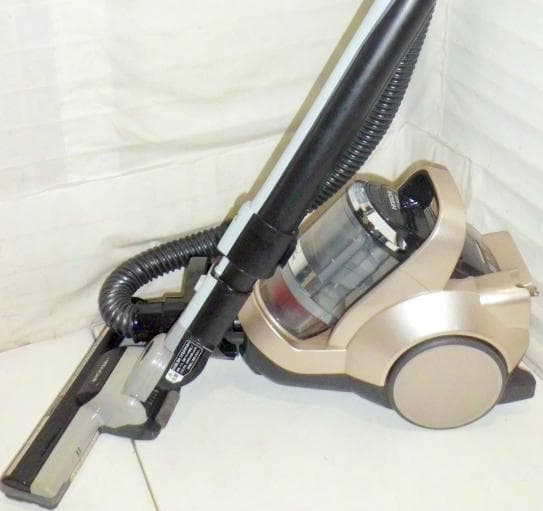 日立 2012年 高級 サイクロン式掃除機 CV-SW200 ベージュ黒白色