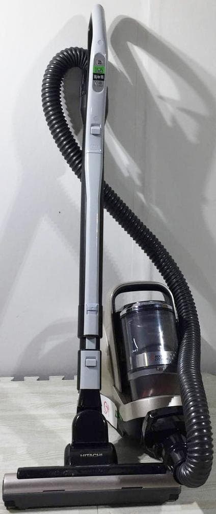 日立 2012年 高級 サイクロン式掃除機 CV-SW200 ベージュ黒白色