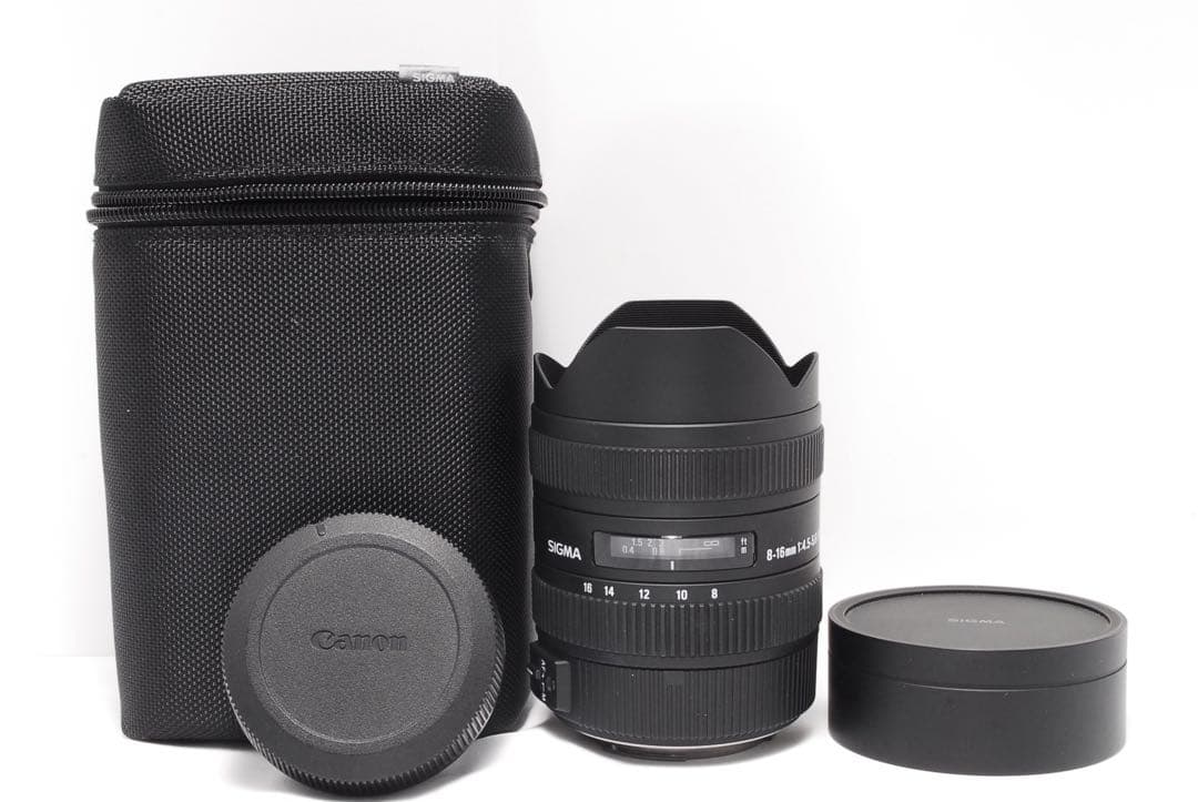 [美品] シグマ 超広角 8-16mm F4.5-5.6 DC Canon用