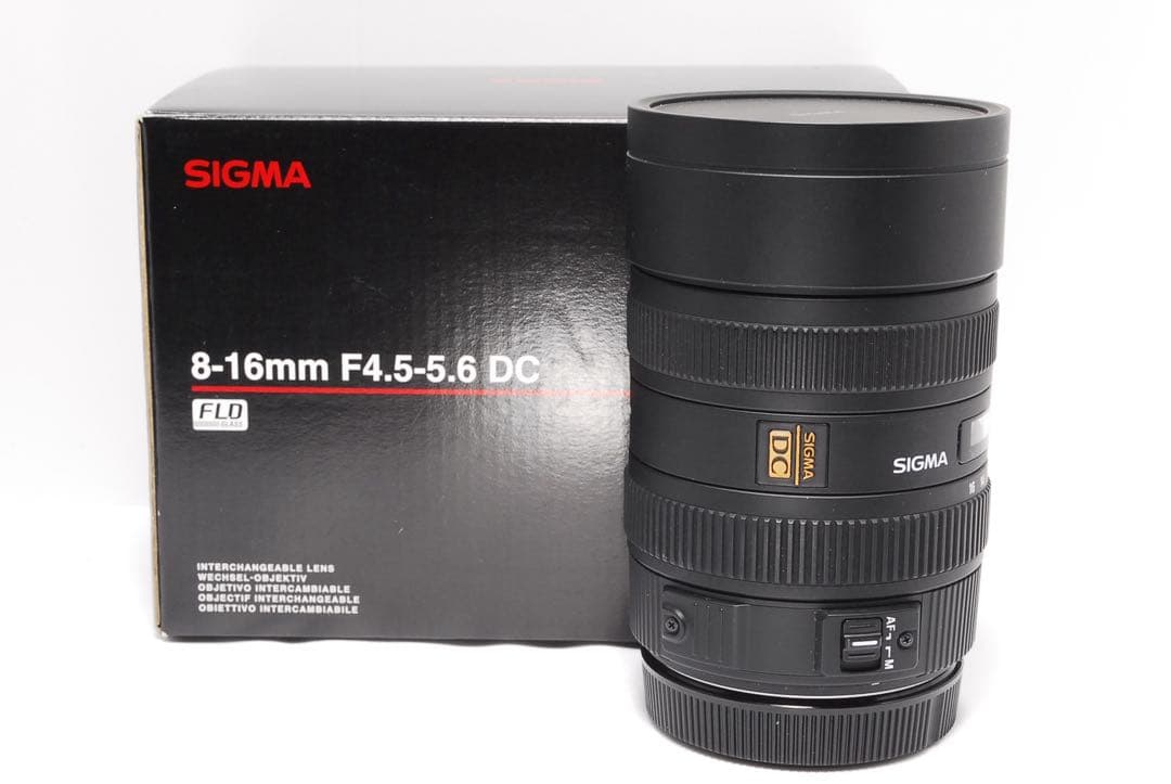 [美品] シグマ 超広角 8-16mm F4.5-5.6 DC Canon用