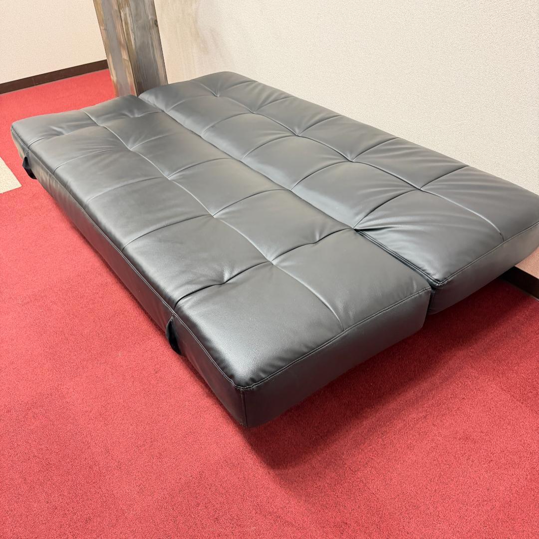東京23区送料無料　超美品リクライニングソファーベッド　洗浄/除菌済み