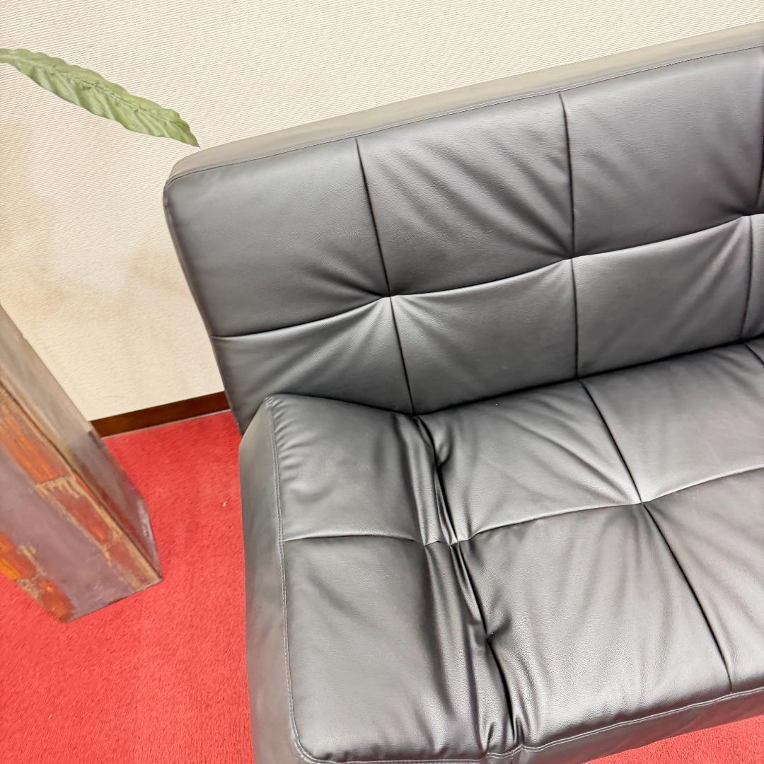 東京23区送料無料　超美品リクライニングソファーベッド　洗浄/除菌済み