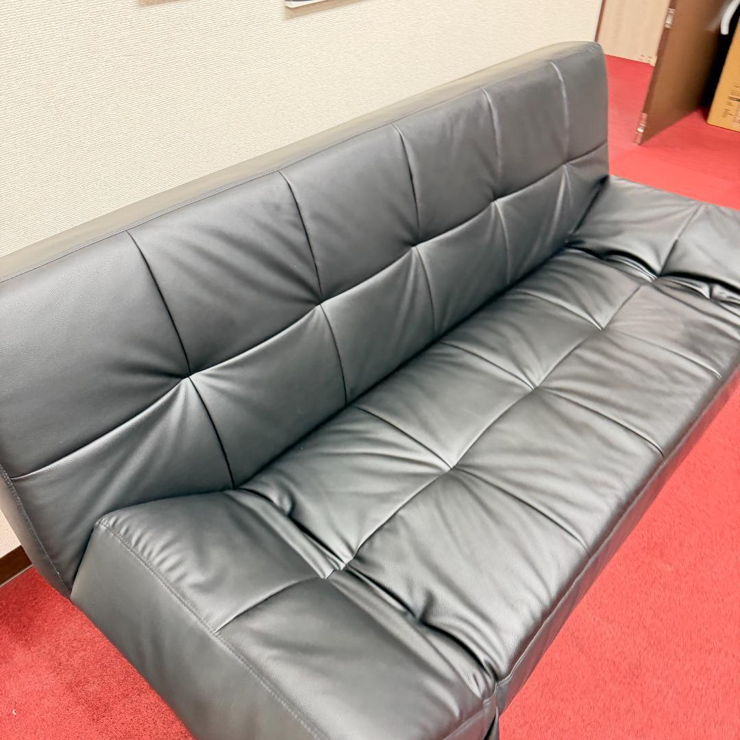 東京23区送料無料　超美品リクライニングソファーベッド　洗浄/除菌済み
