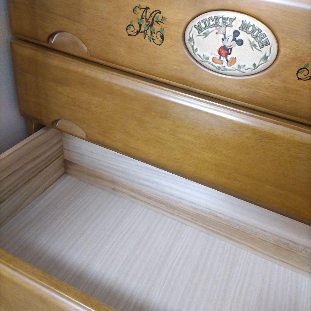 木製7段チェスト　ベビーダンス　ブラウン