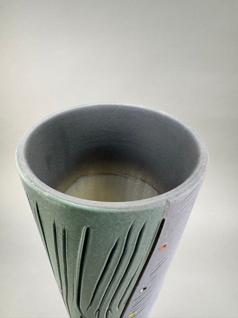 池坊　いけばな　陶器　小林正明造　掛け花花器　古流　小原流　花瓶　華道具　龍生派