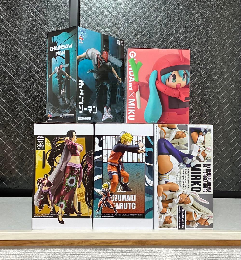 【人気アニメフィギュア5種5体セット】 まとめ売り __!__!
