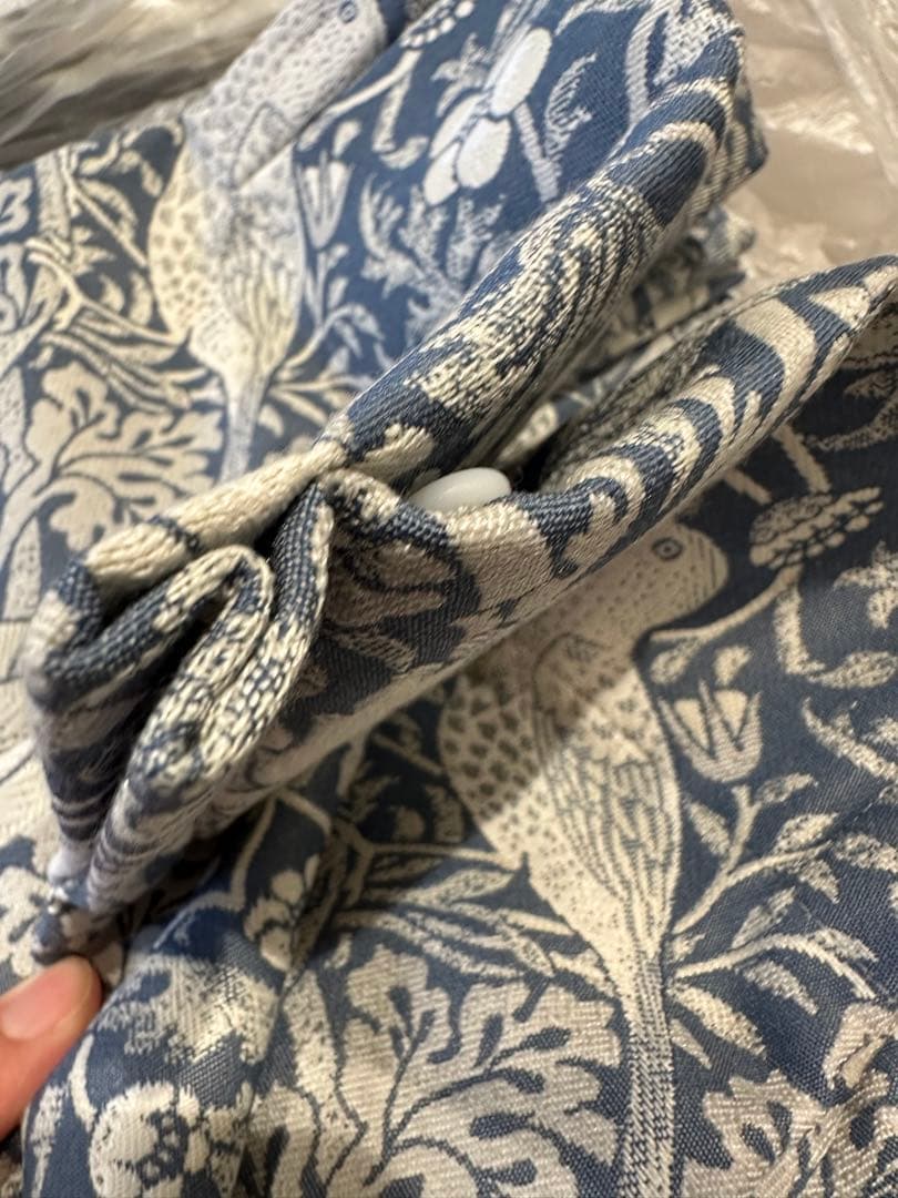 早いもの勝ち！ウィリアムモリスカーテン　W3500×H1670