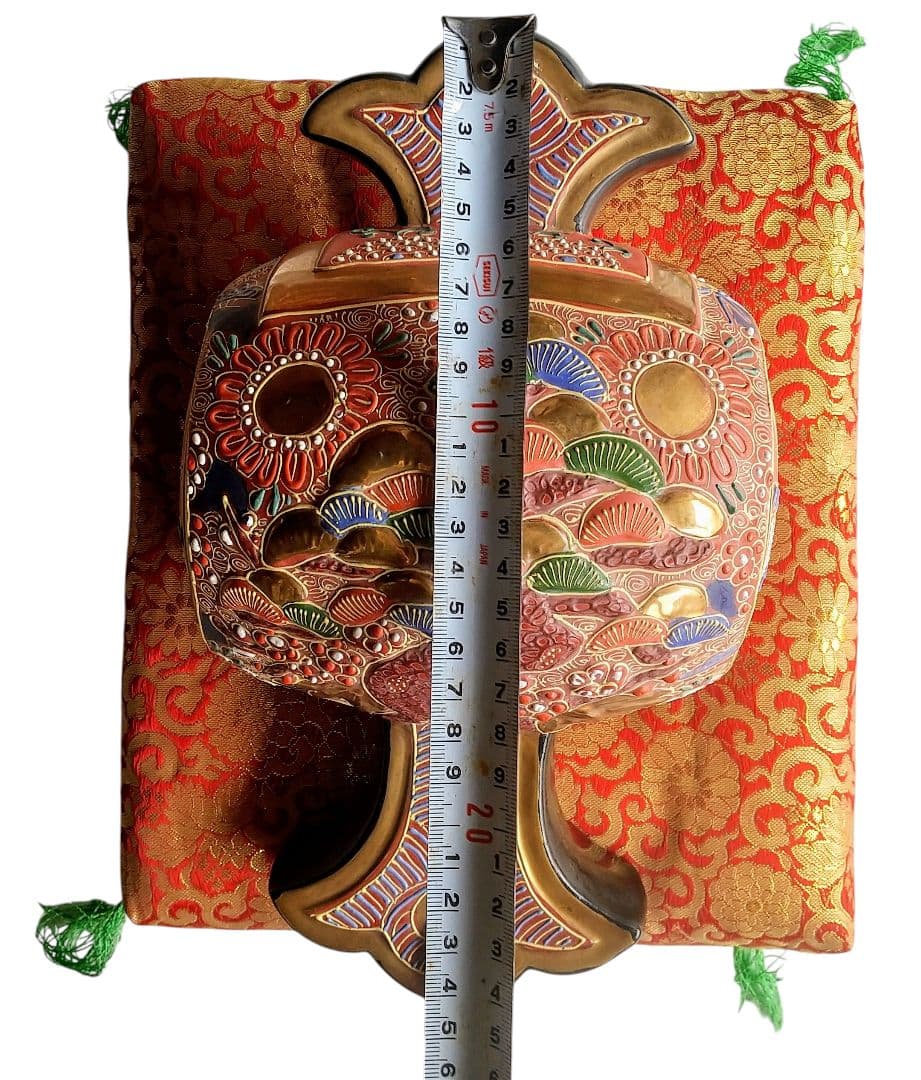 九谷焼 小槌 縁起物 置物 桐箱付き 新品