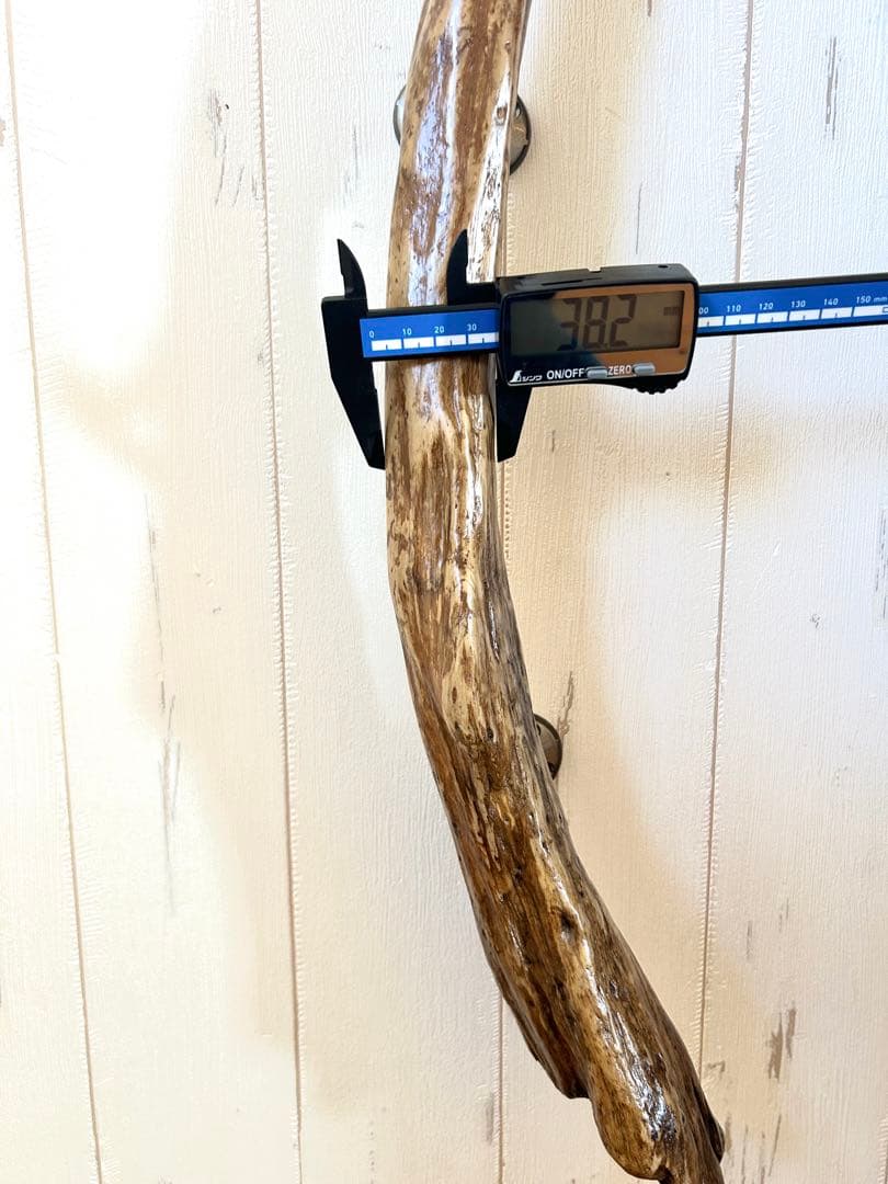 流木　ドアハンドル　ドアノブ　取手　長さ60cm 　三日月　希少