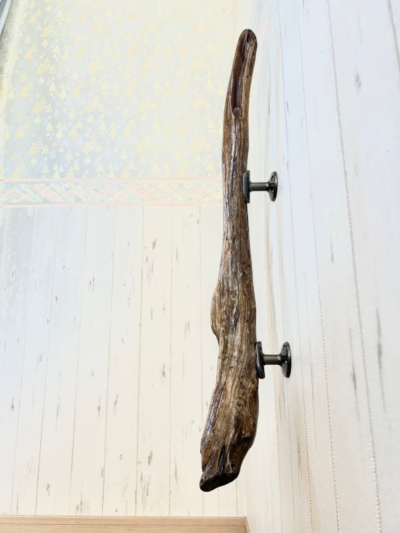 流木　ドアハンドル　ドアノブ　取手　長さ60cm 　三日月　希少