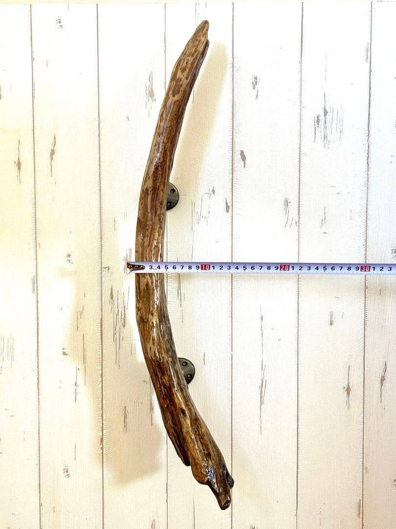 流木　ドアハンドル　ドアノブ　取手　長さ60cm 　三日月　希少