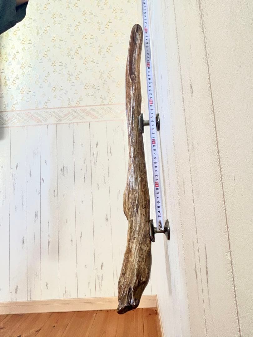 流木　ドアハンドル　ドアノブ　取手　長さ60cm 　三日月　希少