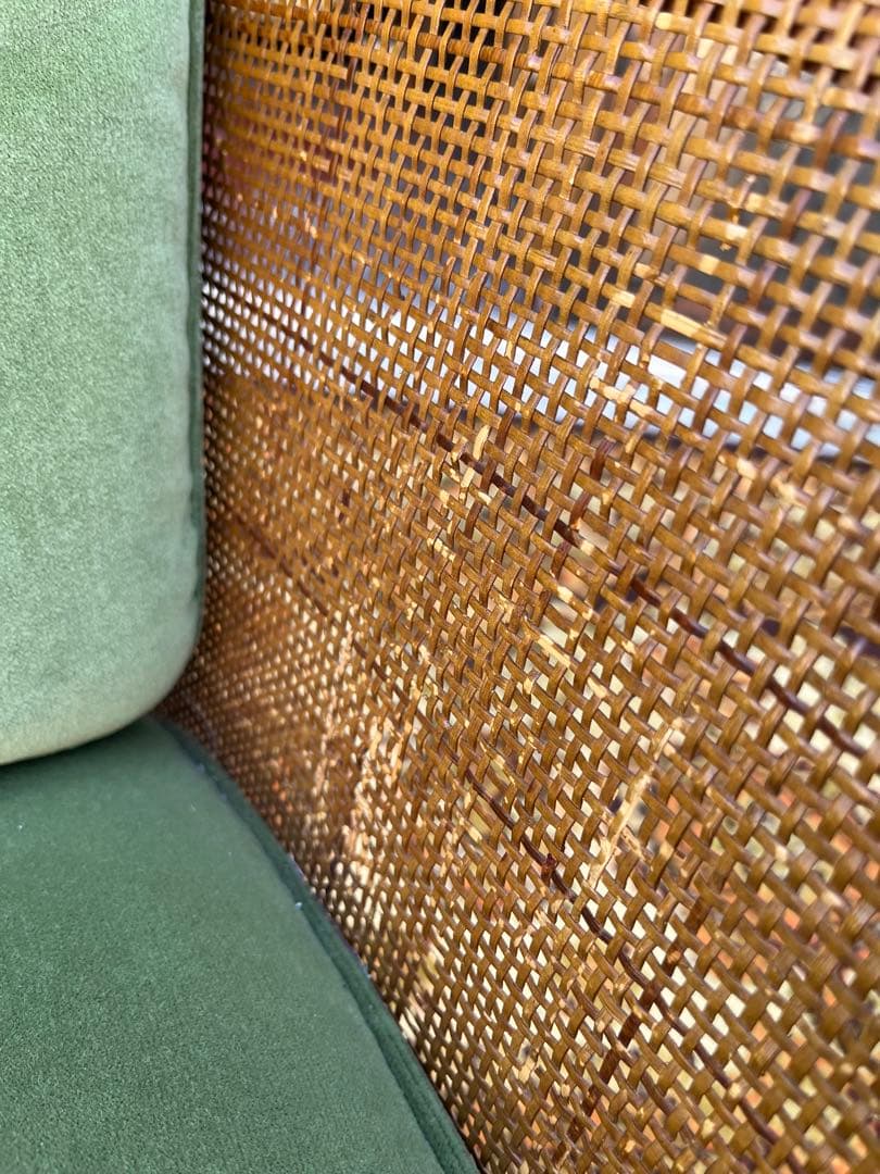 マルニ 籐 ラタン シングルソファー ② インテリア アンティーク