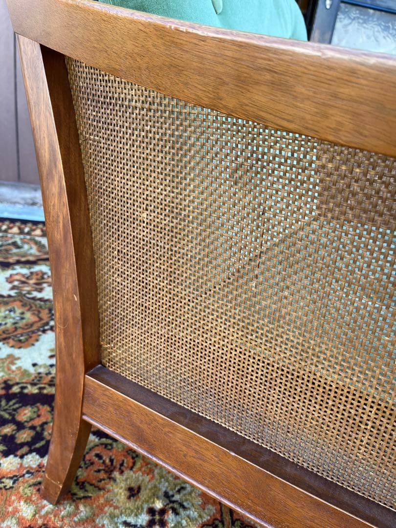 マルニ 籐 ラタン シングルソファー ② インテリア アンティーク