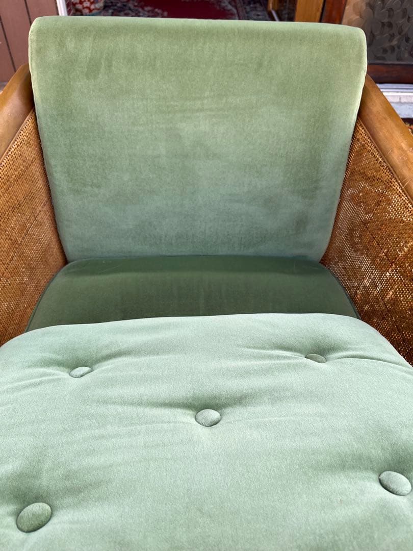 マルニ 籐 ラタン シングルソファー ② インテリア アンティーク