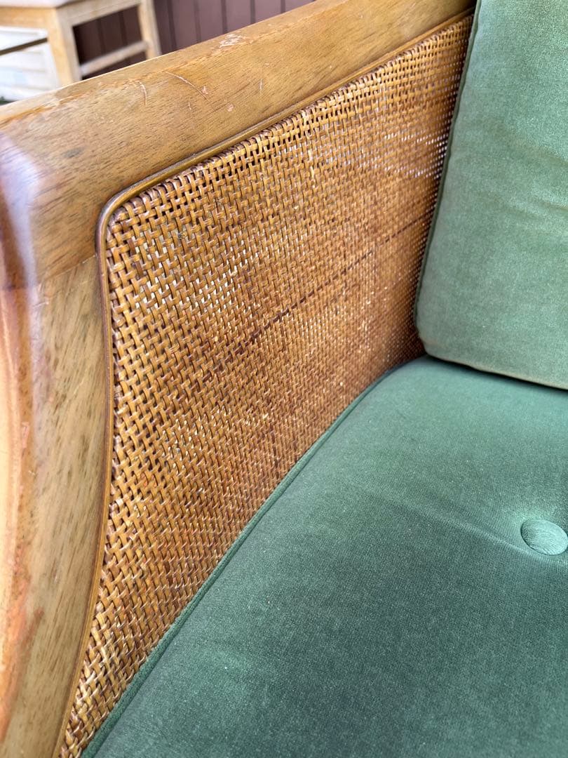 マルニ 籐 ラタン シングルソファー ② インテリア アンティーク