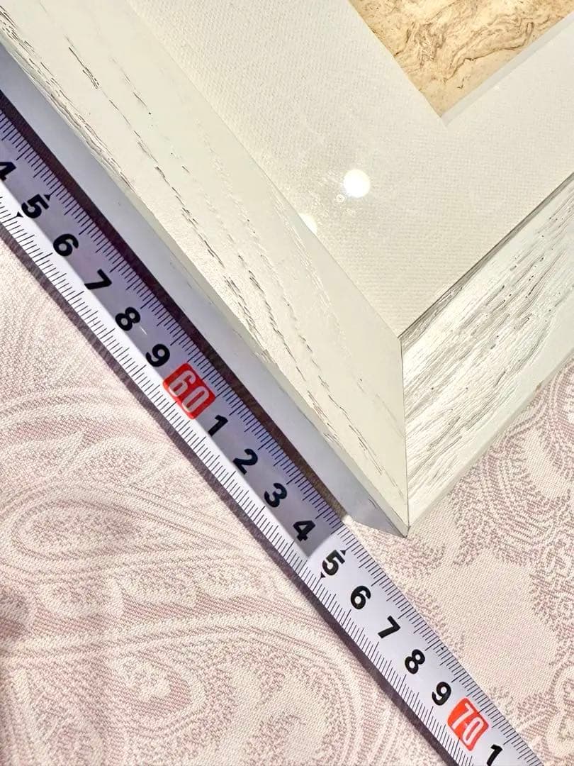 メキシコ　工芸品　民芸品　色鮮やか　鳥と花　絵画　アート　ハンドメイド　【額付】