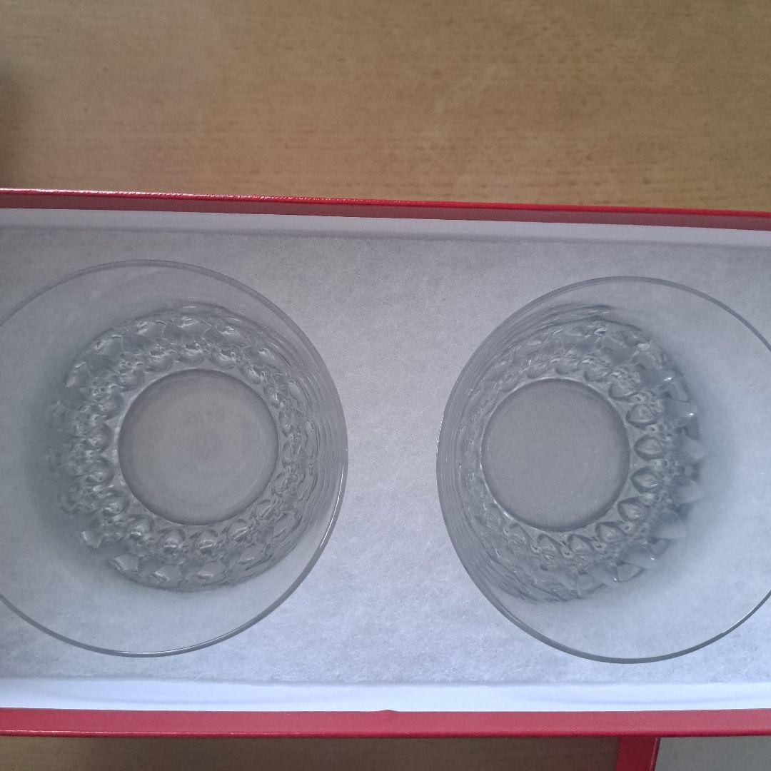 Baccarat カットクリスタルグラス 2個セット 2015年製　ROSA