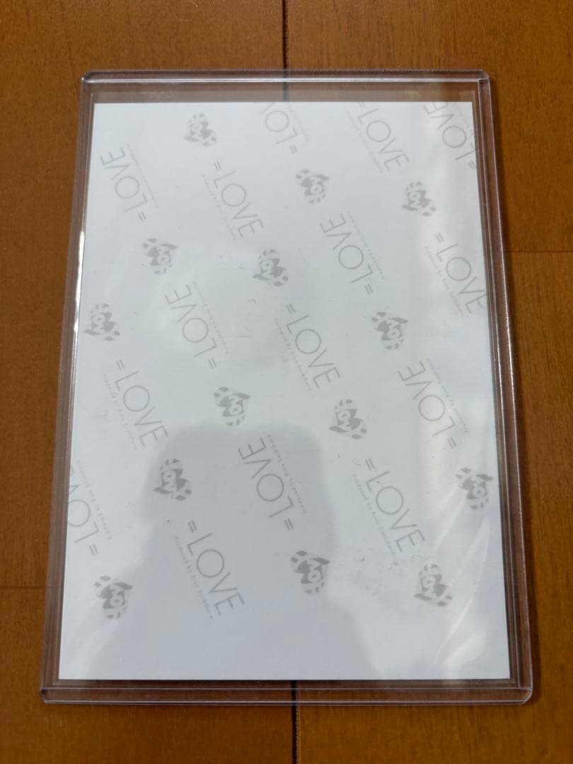 ＝LOVE 佐々木舞香 直筆生写真 恋人以上好き未満 ジャケ写