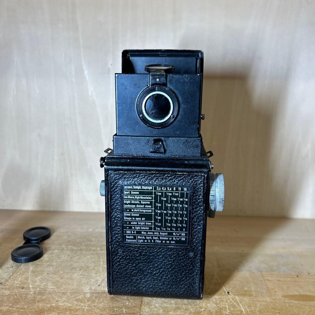 Rolleicord 二眼レフカメラ ブラック　ケース付き完動美品