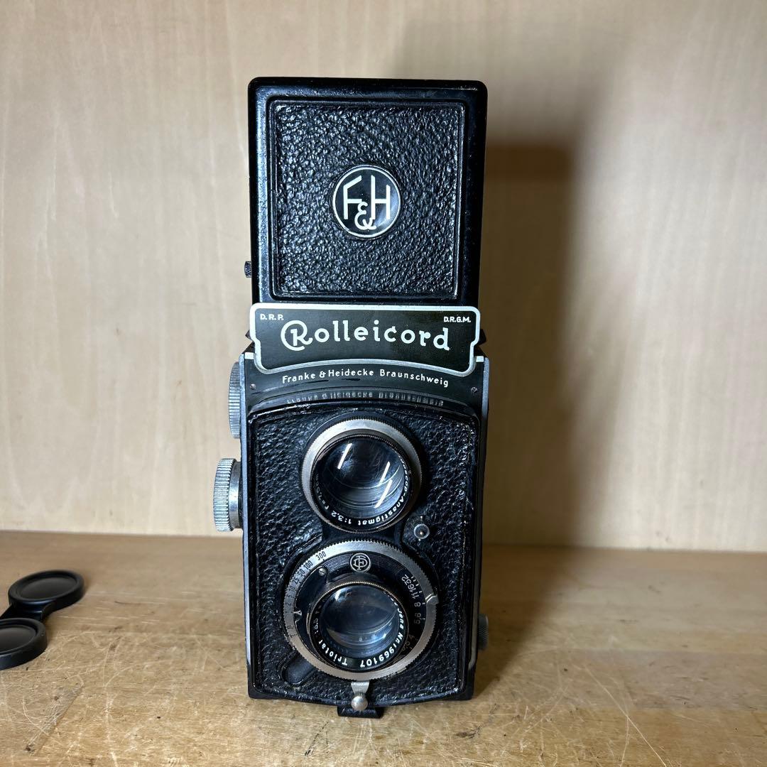 Rolleicord 二眼レフカメラ ブラック　ケース付き完動美品