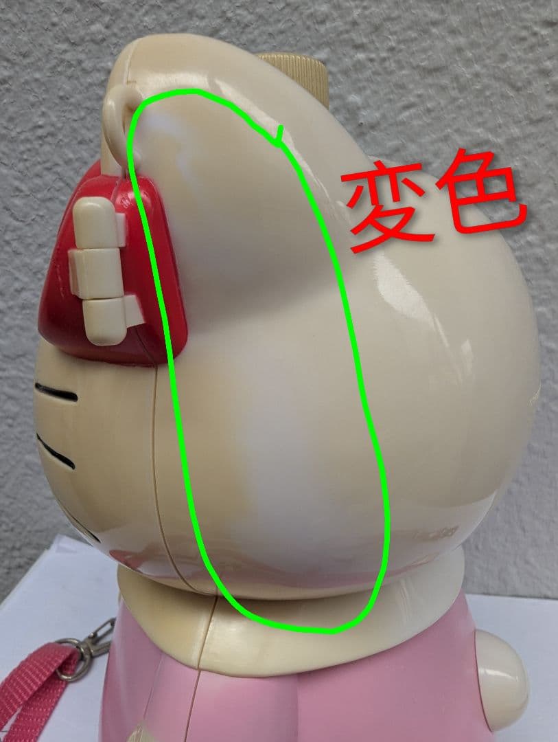 超レア【キティちゃん３Ｄフィギュア型ペットボトルホルダー2000中古品 】