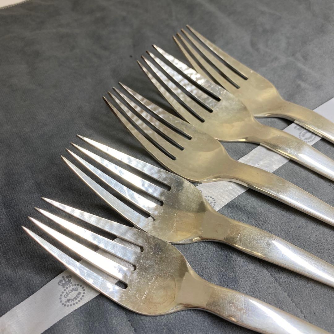 ジョージジェンセン　ブロッサム　ディナーフォーク　sterling925 5本