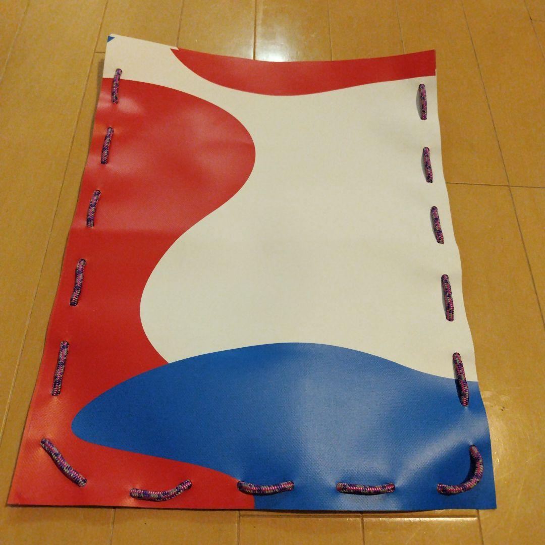 【非売品】万博 バナーフラッグのバッグ（コサッシュ）、ブラジル館のポンチョ