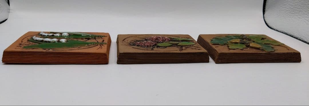 ジイガントフタ ミニ陶板 三点セット　スウェーデン地方シリーズ